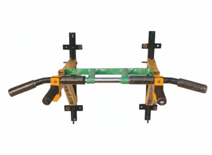 Asat Brand Height Adjustable Wall Mounted Pull Up Bar | Home Gym Equipment for Men, Kids and Women | Multipurpose | Multi Grips | Special Feature | Aqua Green & Yellow (without Pulley & Accessories)