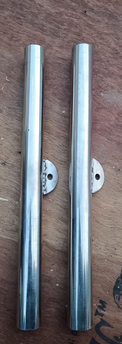 Stainless Steel Triceps 15 inch x 1.25 inch - 2 pc